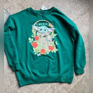 Star Wars Green Kids Sweatshirt with Graphic
